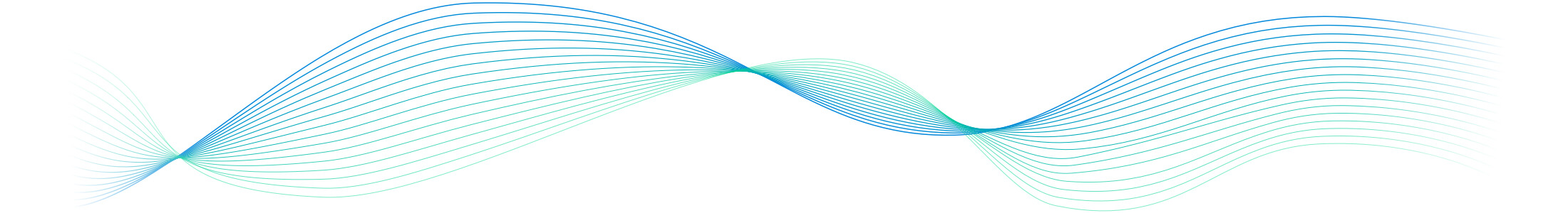 An image of a conceptual wave made from lines.