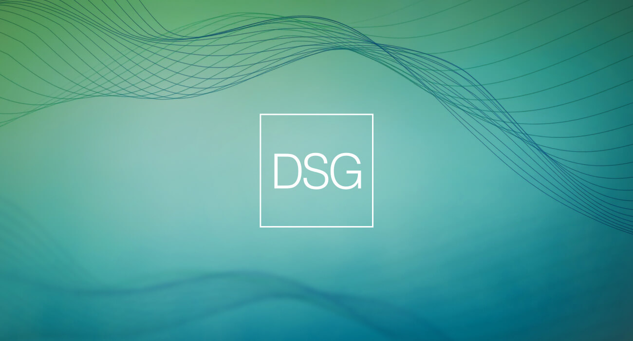 DSG Logo Blue Green Graphic