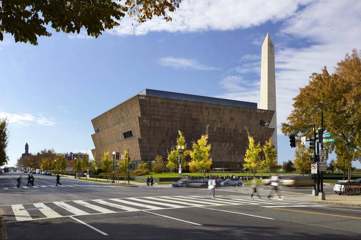 Photo of the Smithsonian's National Museum of African American History and Culture